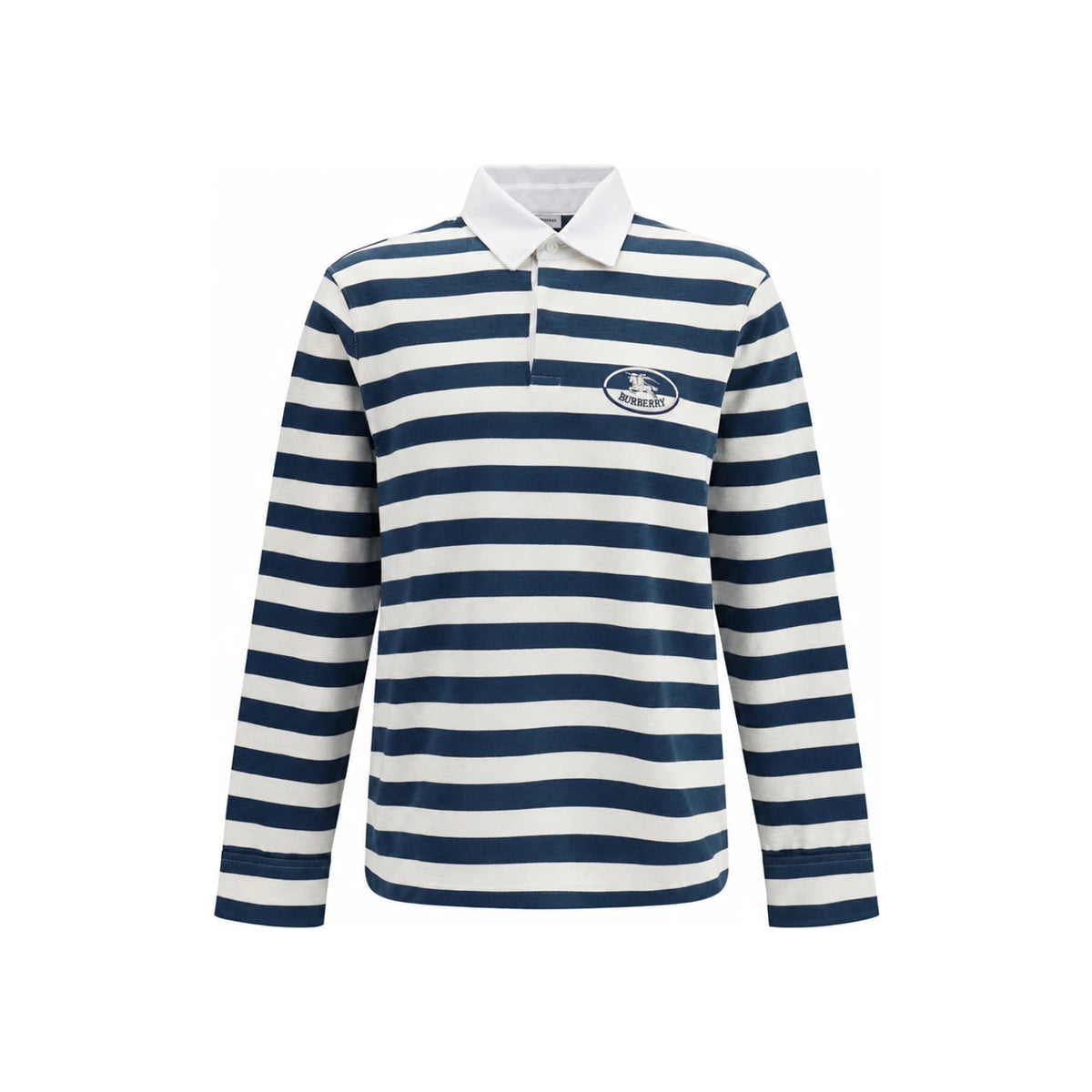 BURBERRY Long Sleeve Shirt Mens Black Cotton Classic Fit