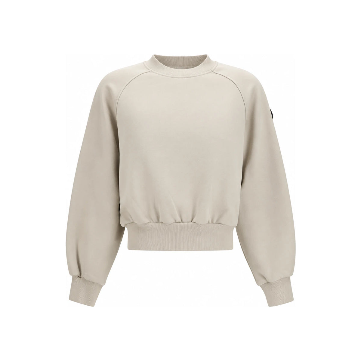 Moose Knuckles Black Cotton Logo Sweatshirt for Women