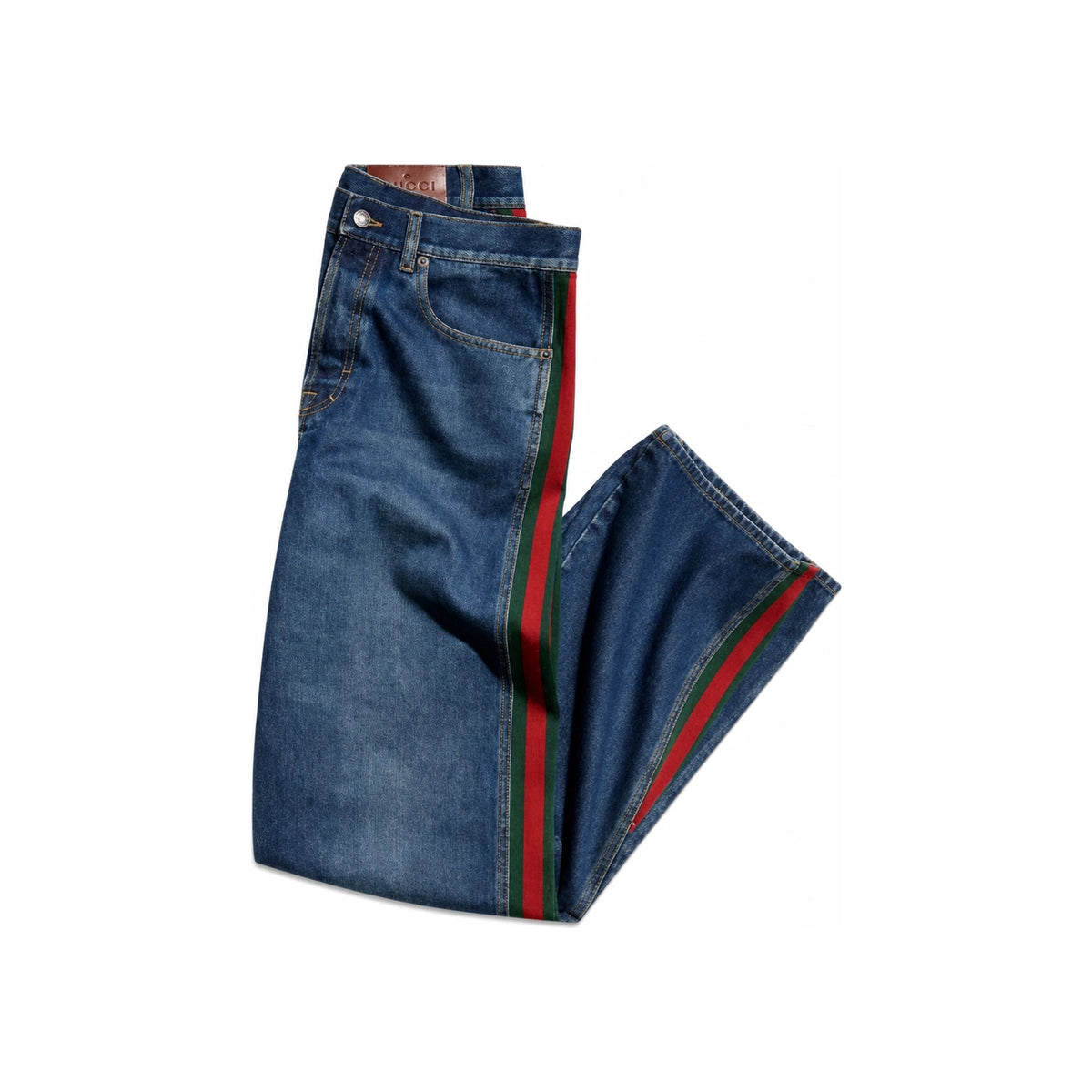 GUCCI Blue Denim Jeans Men's Pants