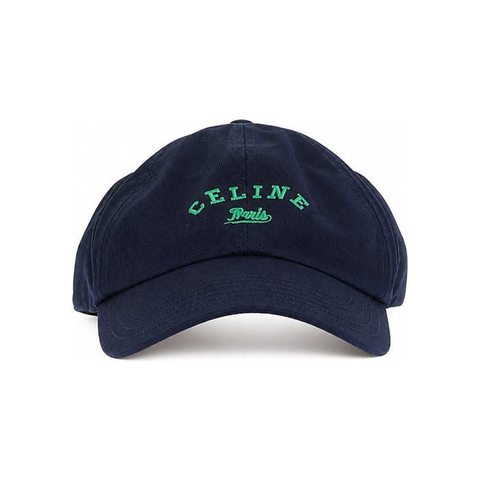 CELINE Richelieu Cap Light Cotton Twill Deep Navy Cap AA0N64Y68 33BD