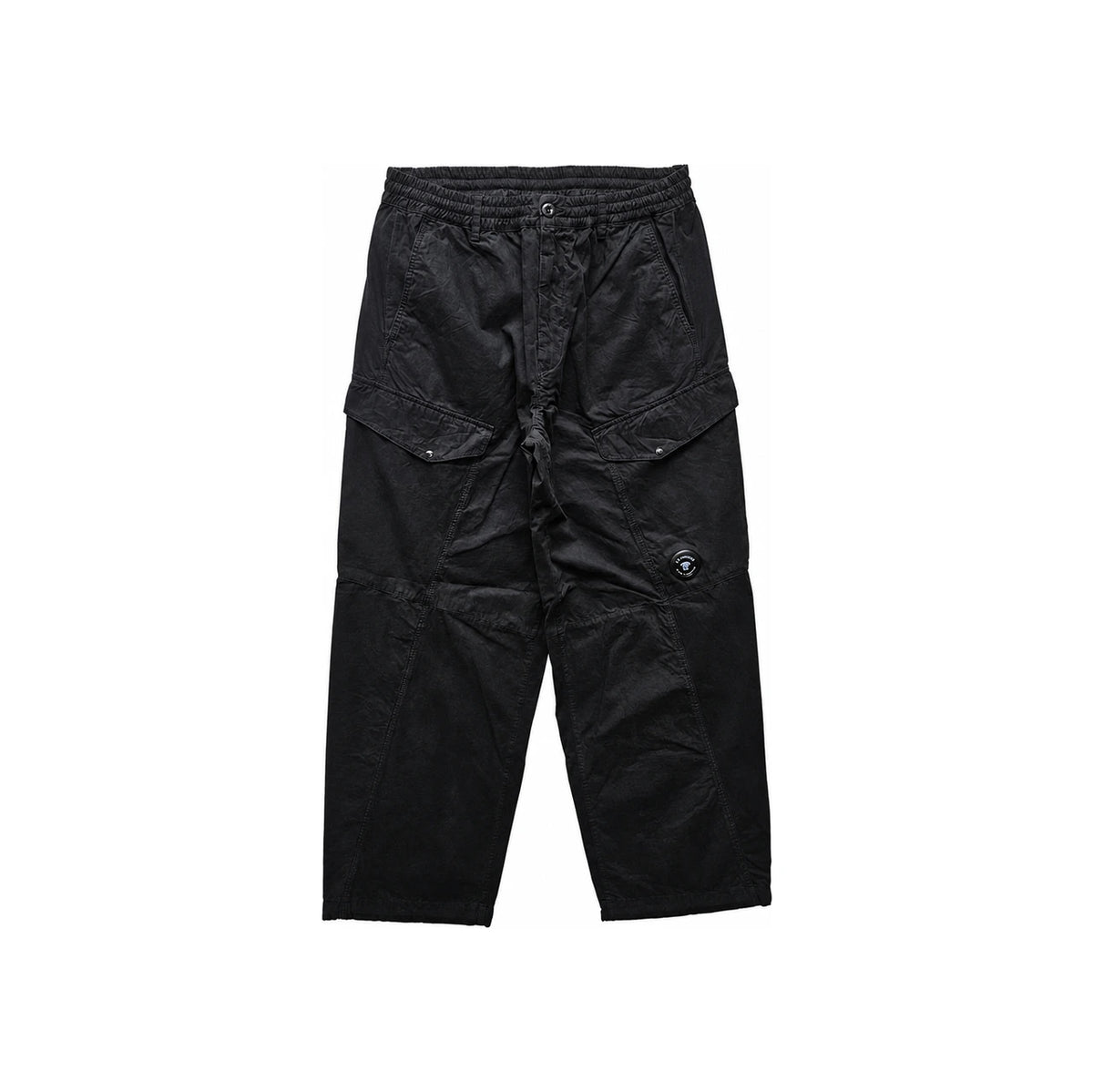CP Company Micro Reps Lens Boxy Cargo Pants Black