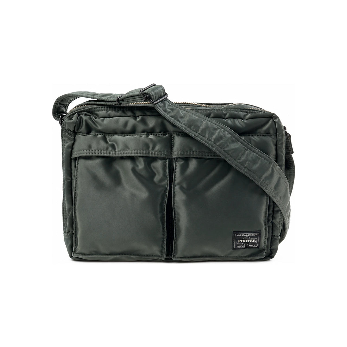 PORTER Tanker Large Shoulder Bag Black Nylon Crossbody Unisex