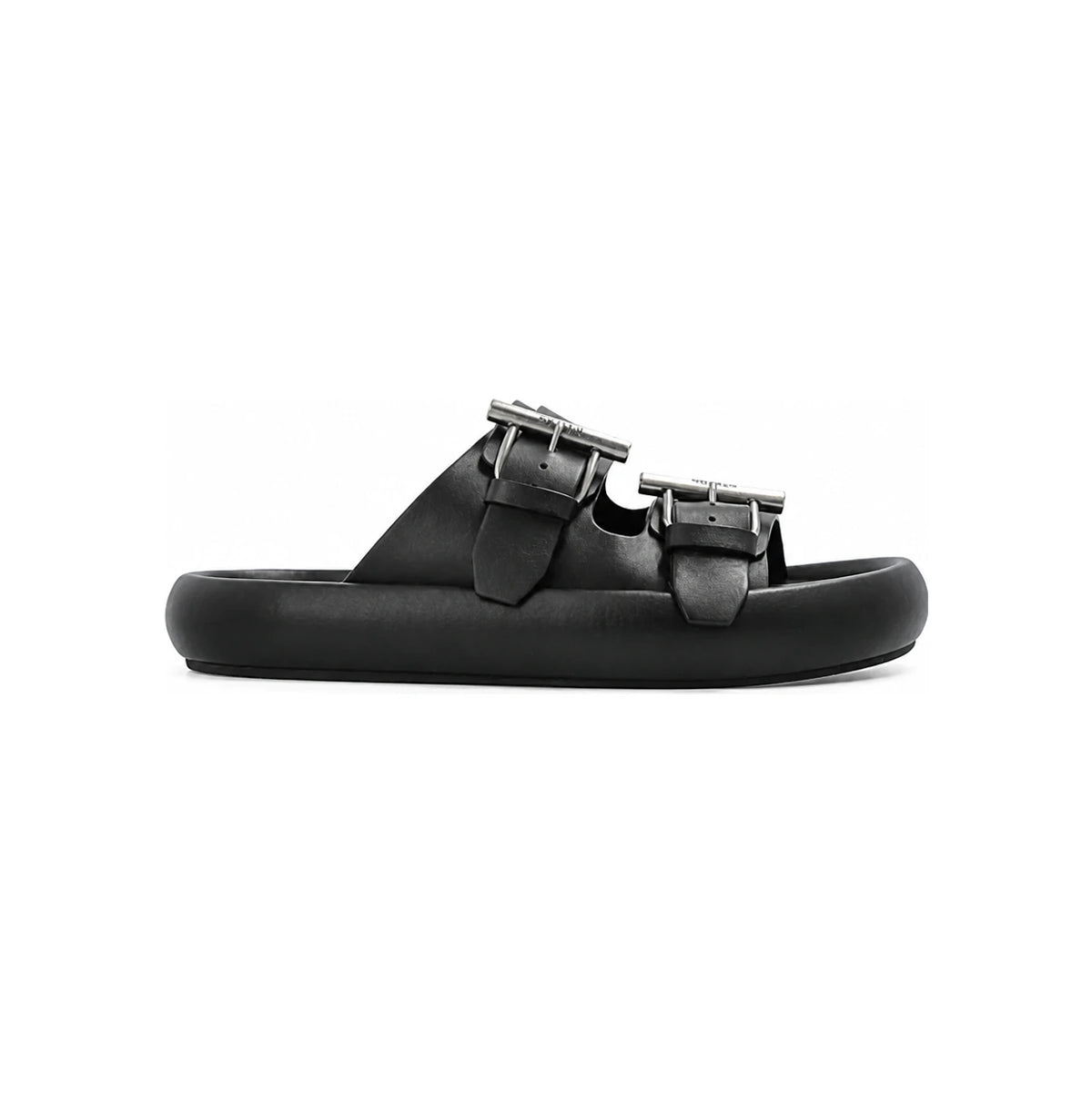 Alexander Mcqueen Double Buckle Leather Sandals 809960 WIACT 1064