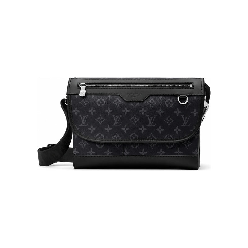 Louis Vuitton Courrier Messenger Black Crossbody Bag