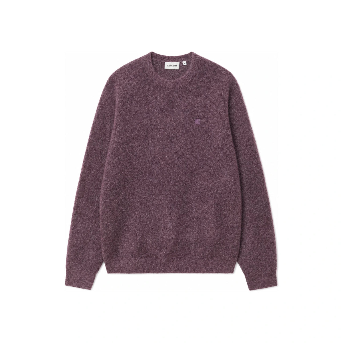 CARHARTT WIP Purple Knit Crewneck Sweater for Men