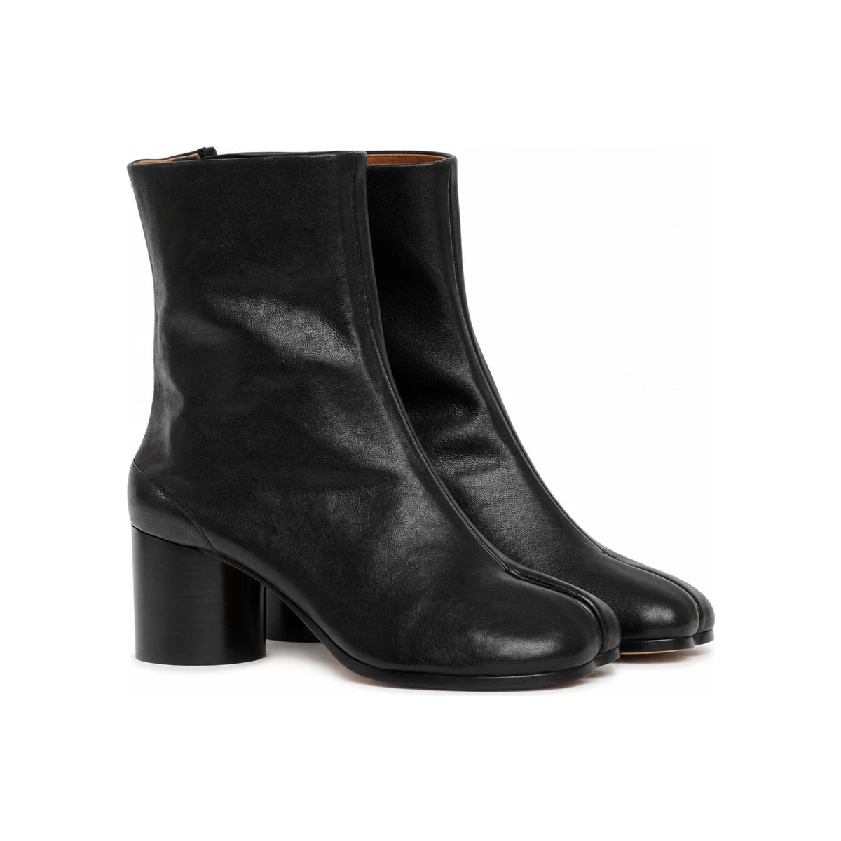 Maison Margiela Black Leather Ankle Boots