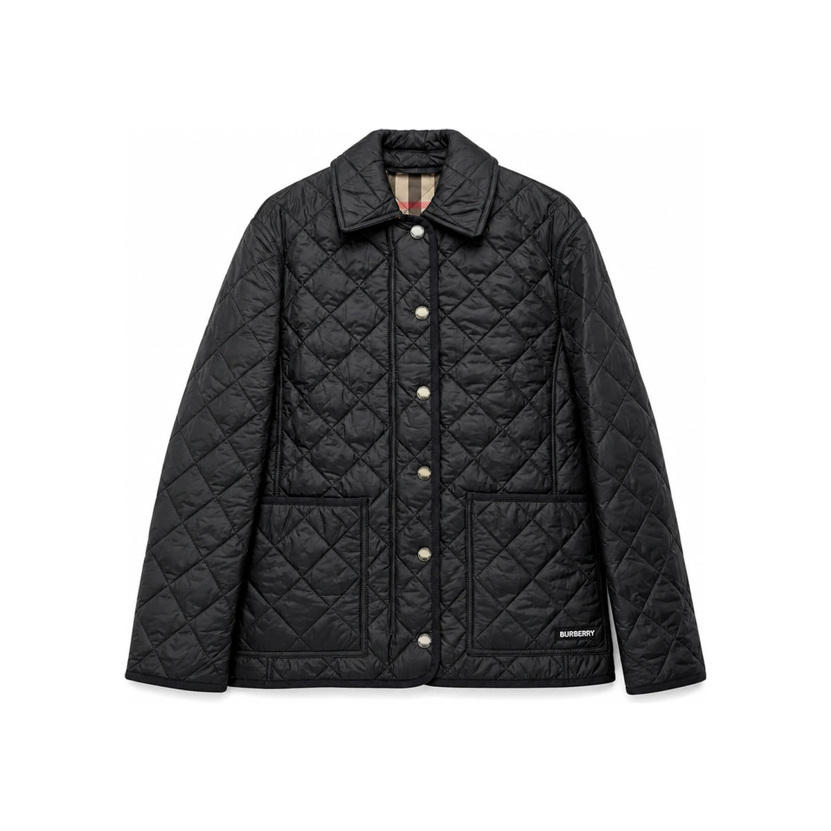 BURBERRY Black Quilted Jacket 8121453