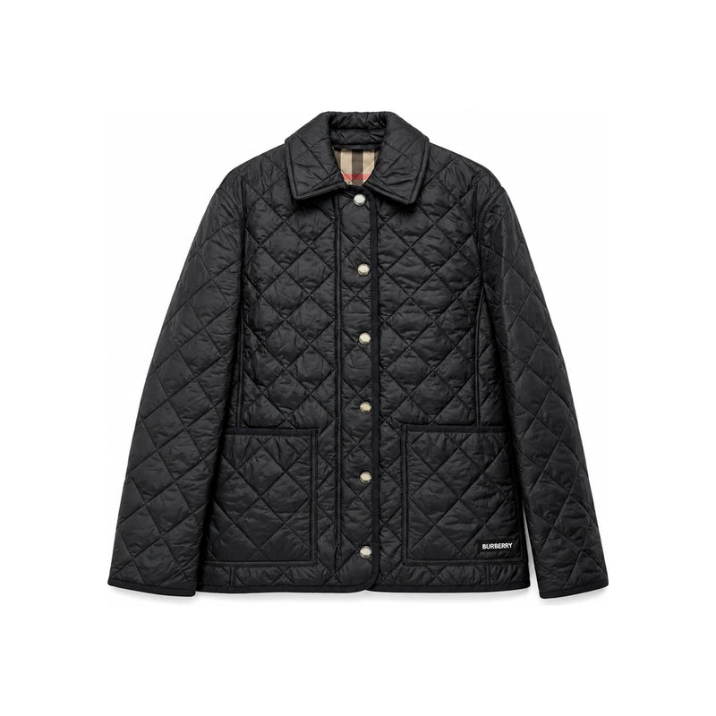 BURBERRY Black Quilted Jacket 8121453