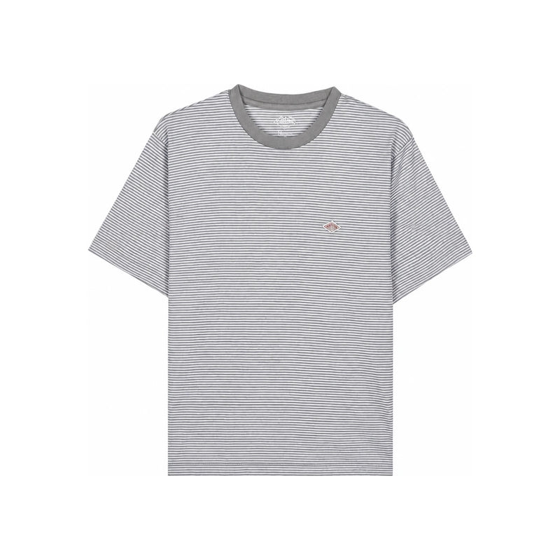 DANTON Women’s Short Sleeve Inner T-Shirt C0195 CVT GREY X WHITE