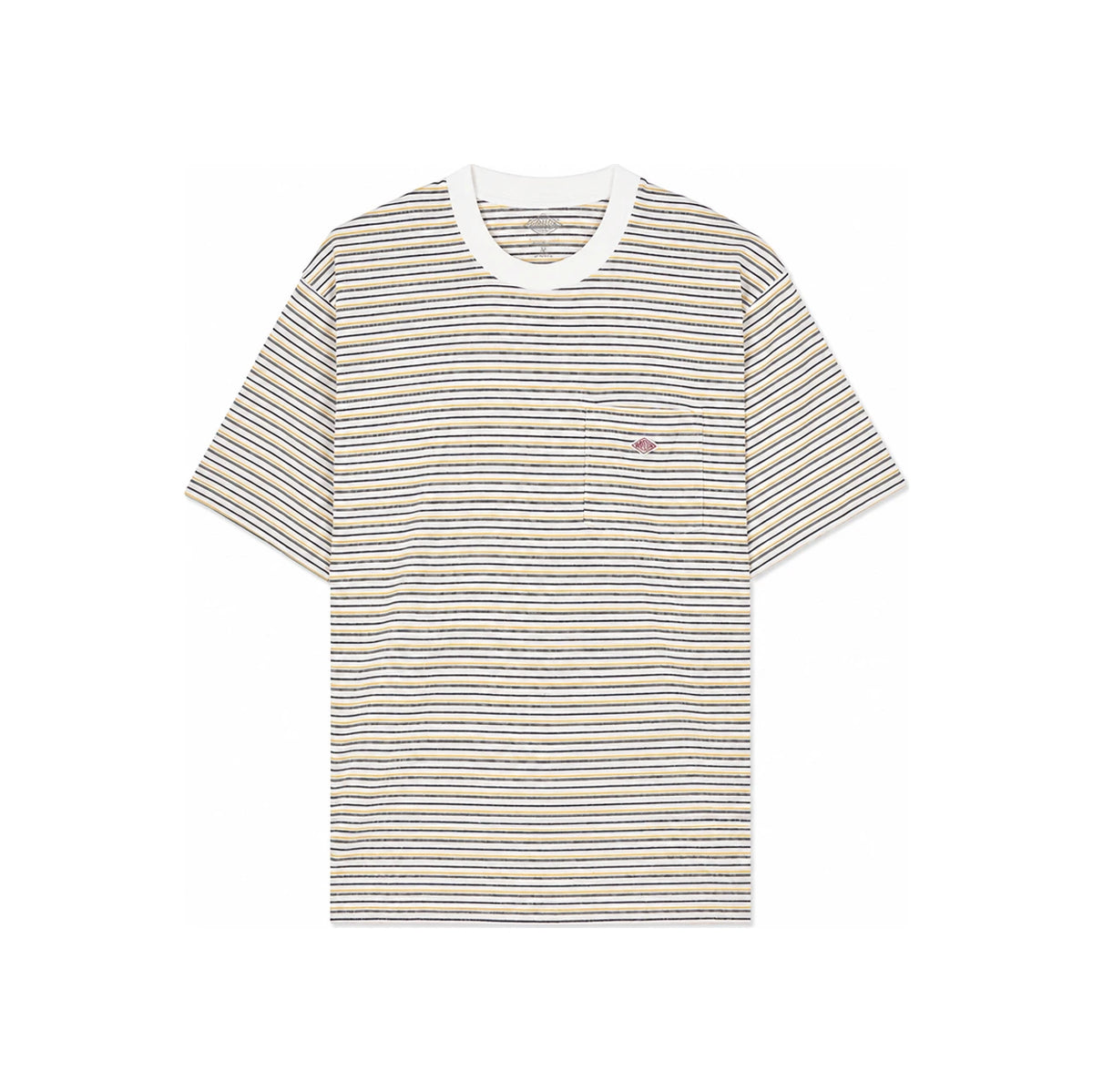 DANTON Men's Short Sleeve Pocket T-Shirt C0198 TCB WHITE