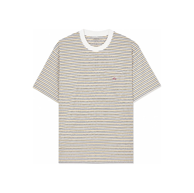 DANTON Men's Short Sleeve Pocket T-Shirt C0198 TCB WHITE
