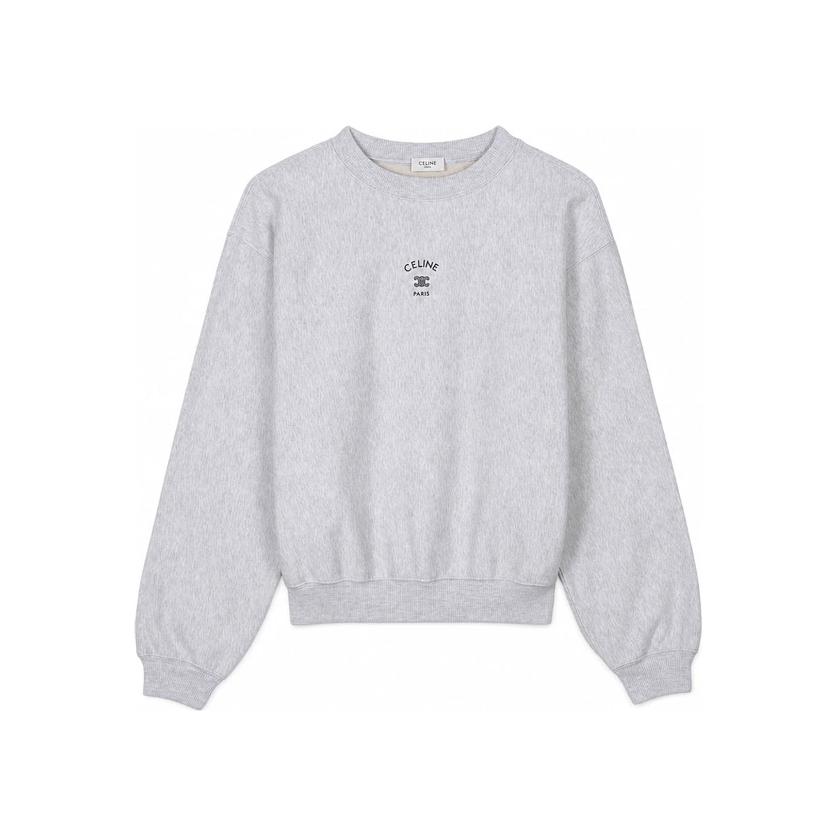 CELINE Women’s Cotton Fleece Loose Sweatshirt RY0U41233 10PB