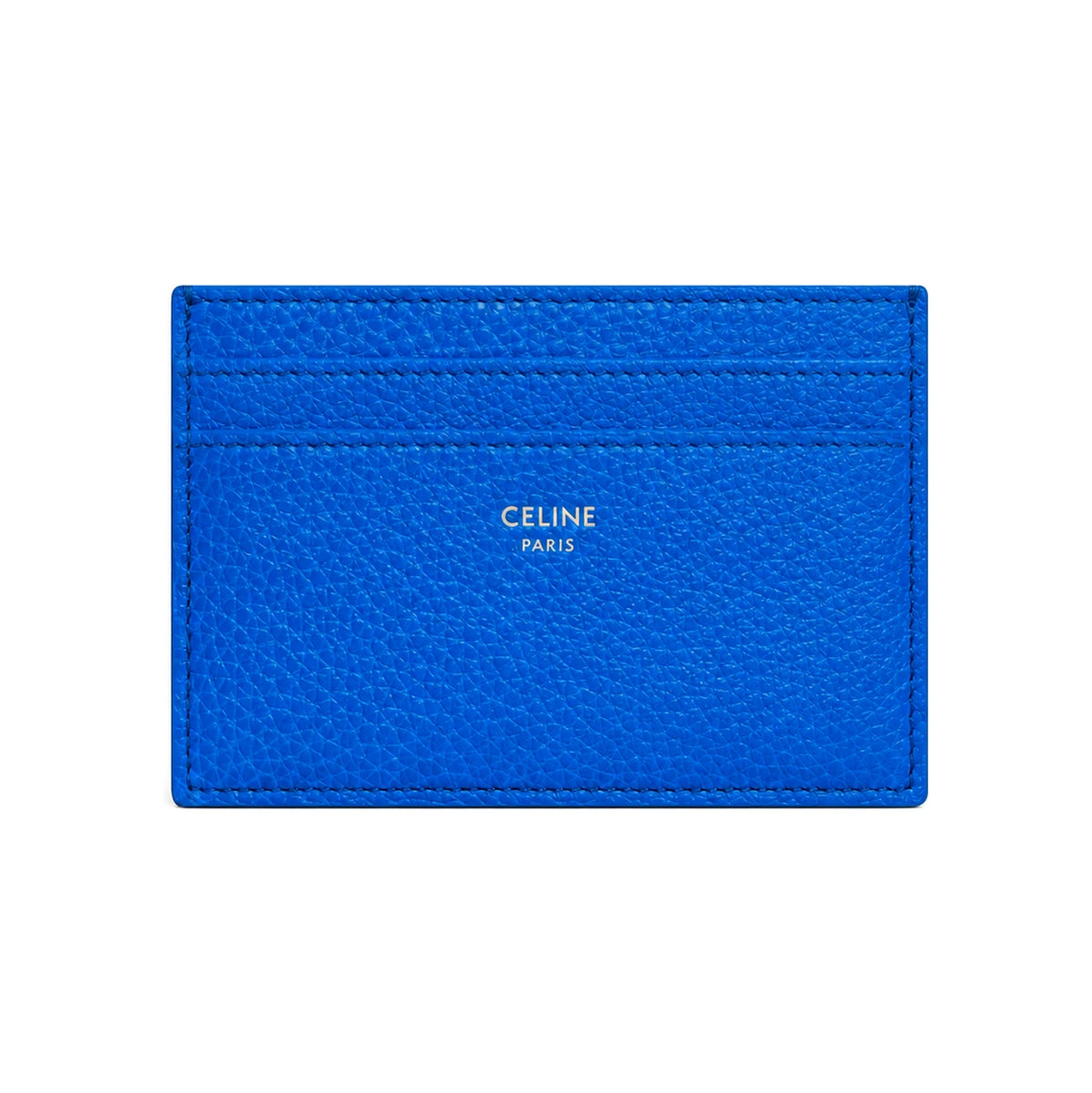 CELINE Grained Calfskin Medium Card Holder Ultra Blue 10N763GTH 07QI