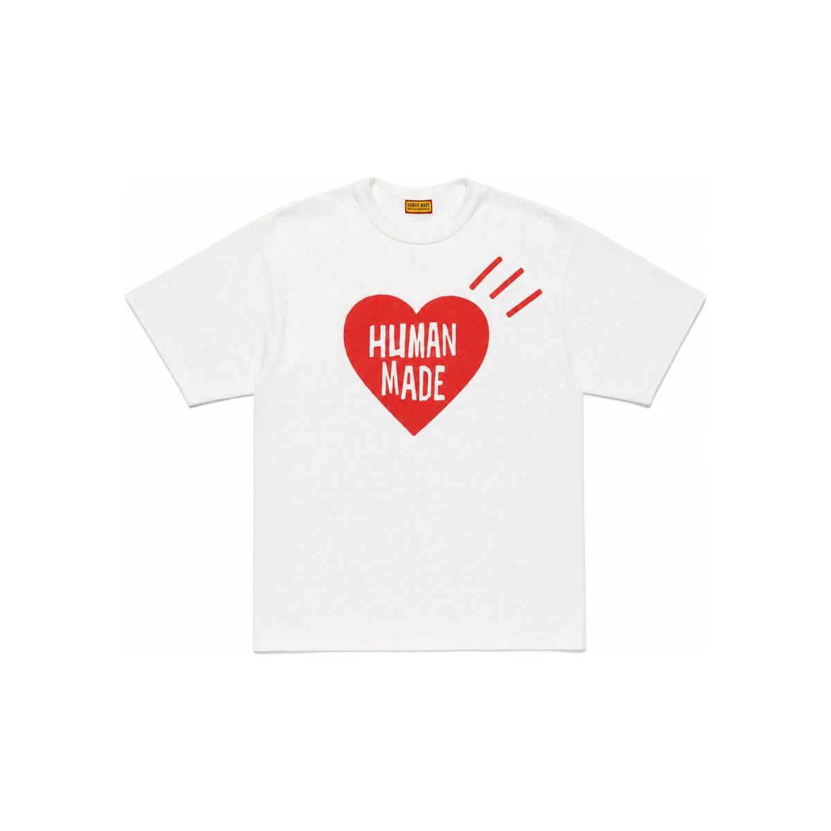 Humanmade Heart Graphic Short Sleeve T-Shirt White Unisex HM30TE026