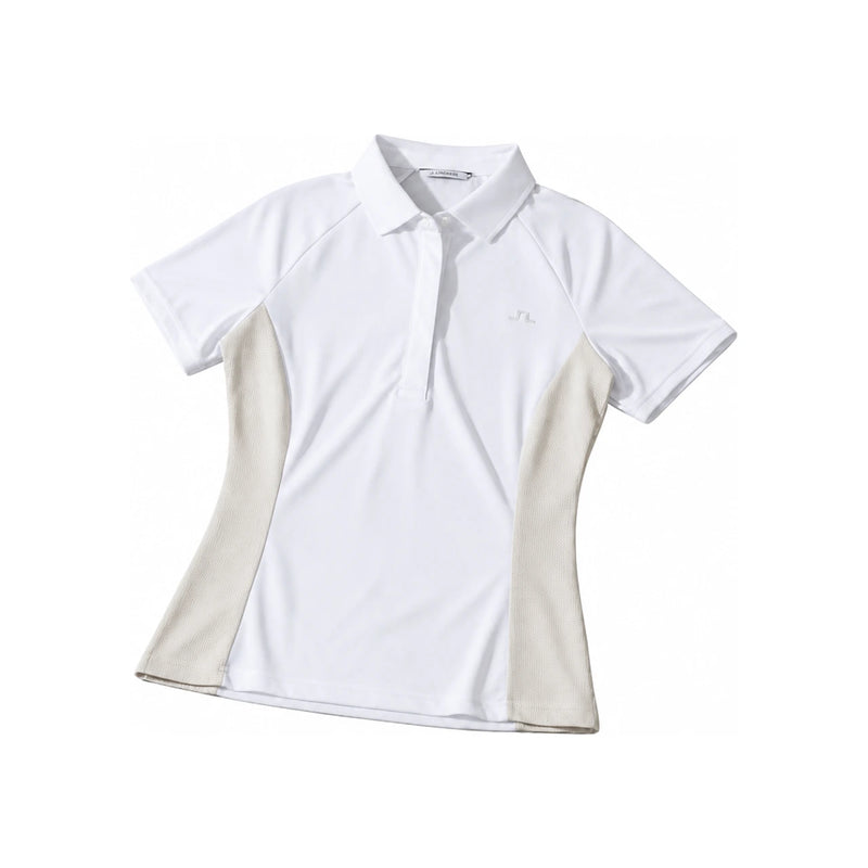 J LINDEBERG Women’s Polo Shirt GWJT16395 0000 WHITE DOM