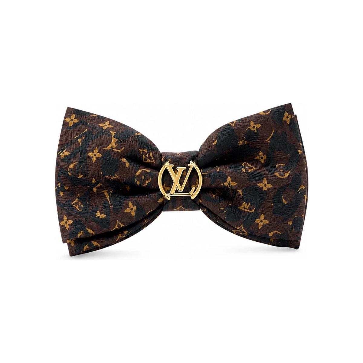 Louis Vuitton Black Safari Bow Hair Clip M03607