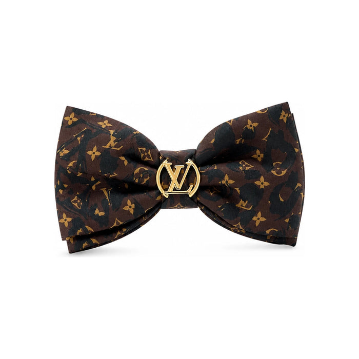 Louis Vuitton Black Safari Bow Hair Clip M03607