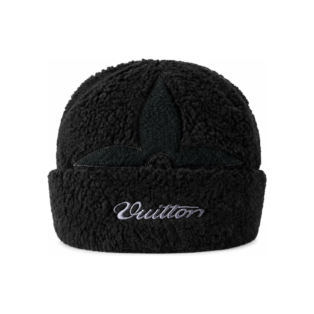 Louis Vuitton Signature Fleece Beanie Black M5334