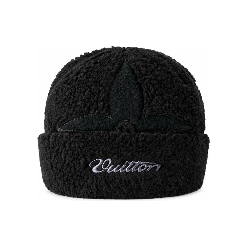 Louis Vuitton Signature Fleece Beanie Black M5334