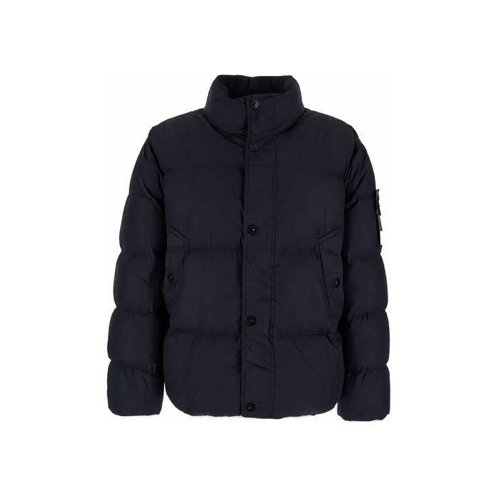 STONE ISLAND Garment Dyed Crinkle Reps NY Black Down Puffer Jacket
