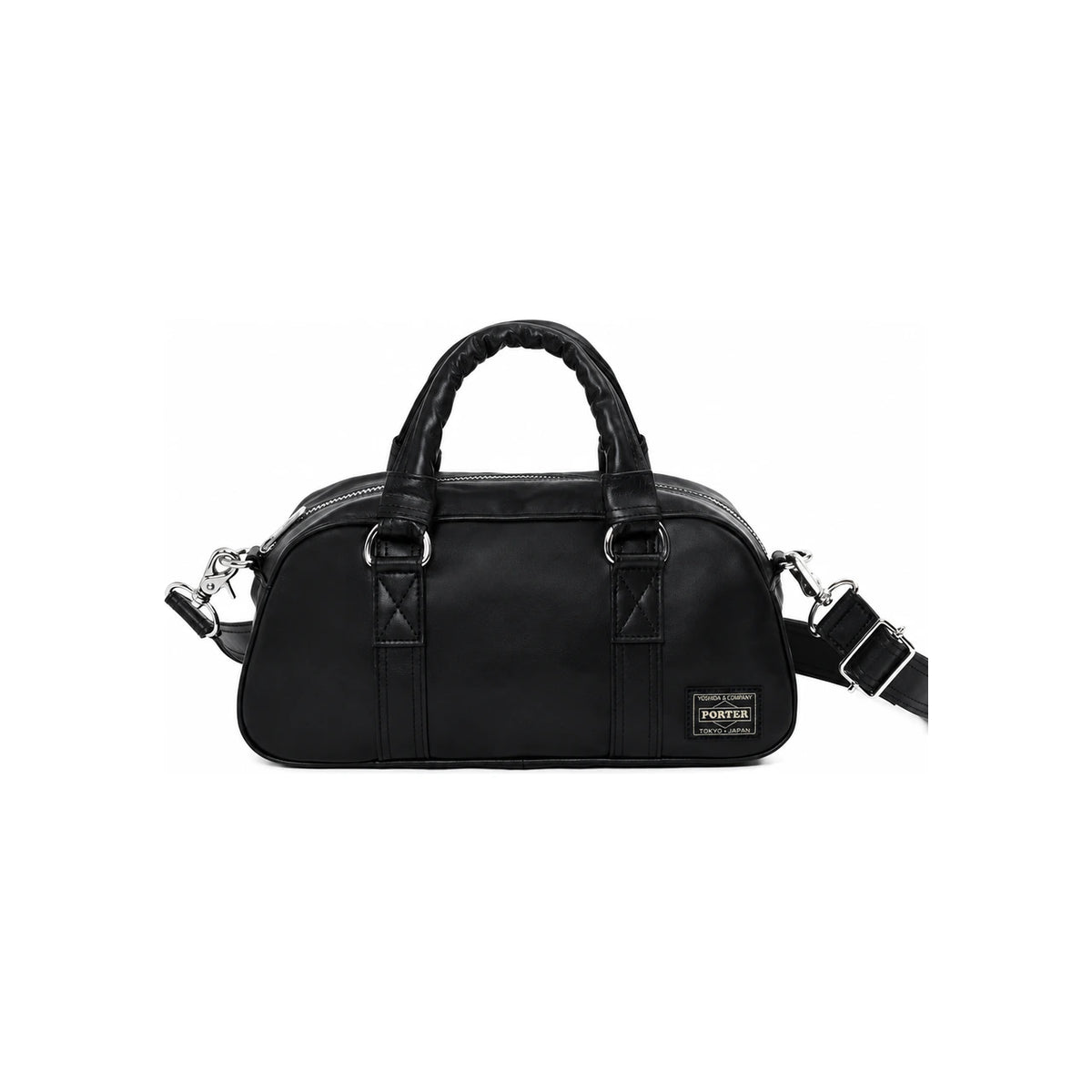 PORTER Nylon Mini Boston Bag Black 707 15163