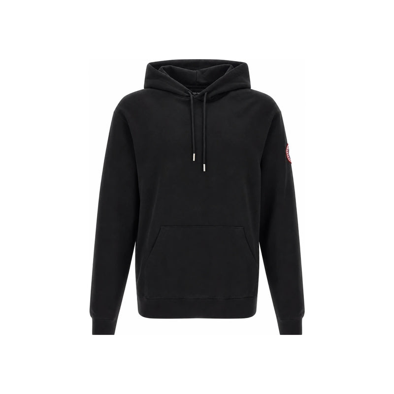 Canada Goose Black Hoodie Pullover Women's Sweatshirt