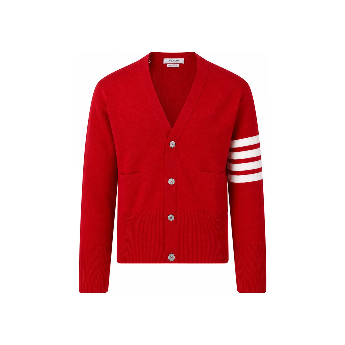 THOM BROWNE Wool Knit Cardigan for Men