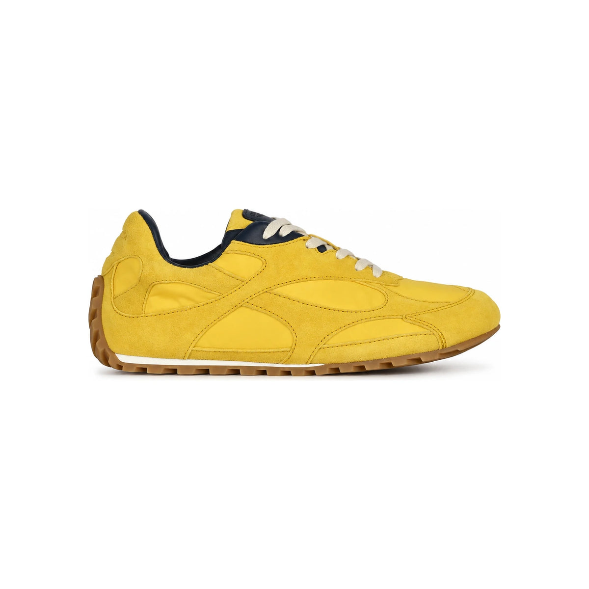 Bottega Veneta White Leather Low-Top Sneakers