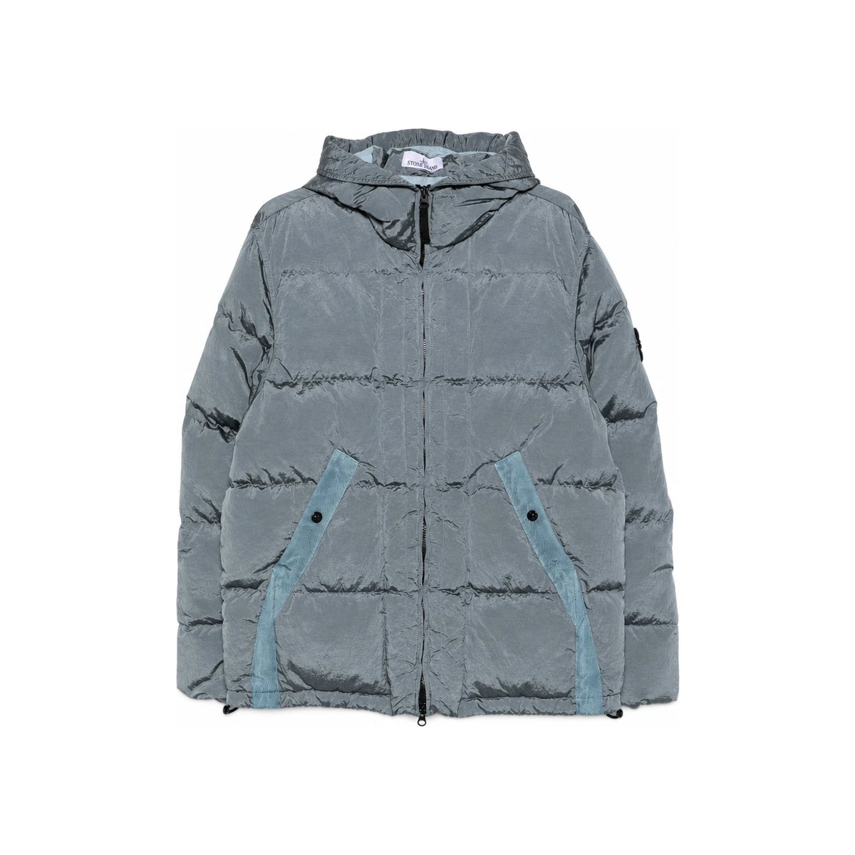STONE ISLAND Nylon Metal Down Jacket Men Black