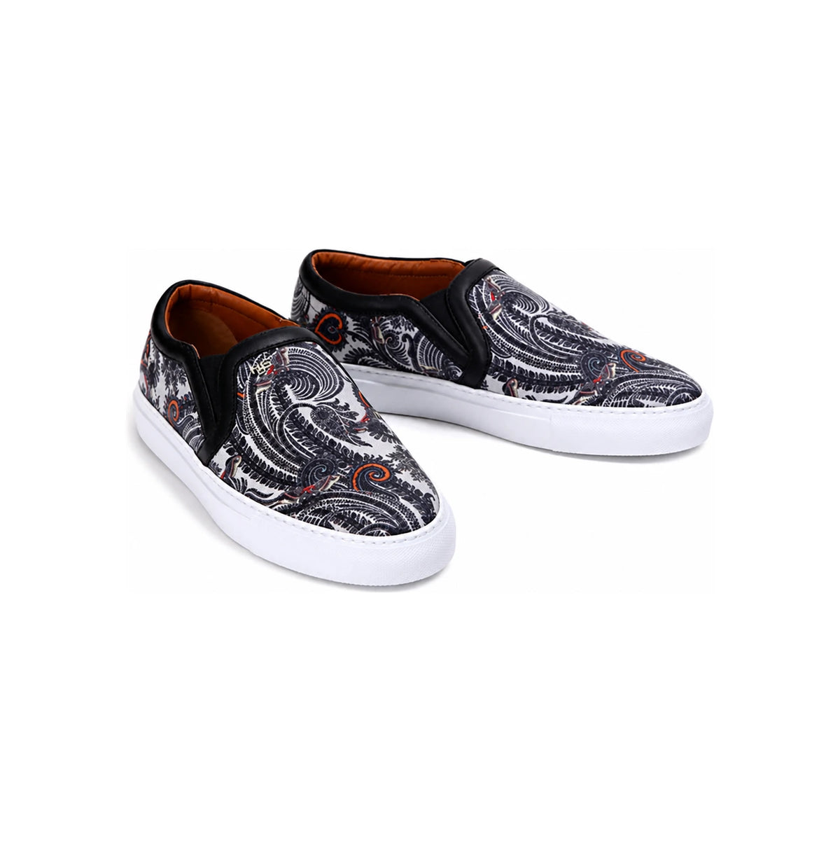 GIVENCHY Moss Pattern Slip-On Low-Top Sneakers White