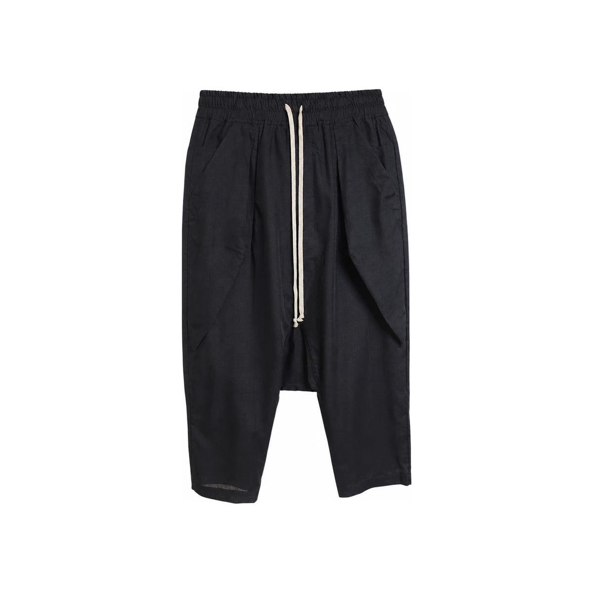 Rick Owens Anthem Cargo Cropped Baggy Pants RU16S3393