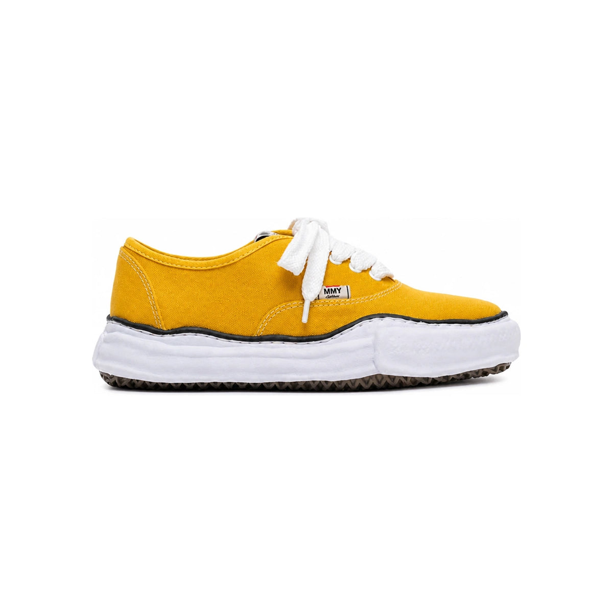 Maison Mihara Yasuhiro Yellow Canvas Baker OG Sole Low-Top Sneakers