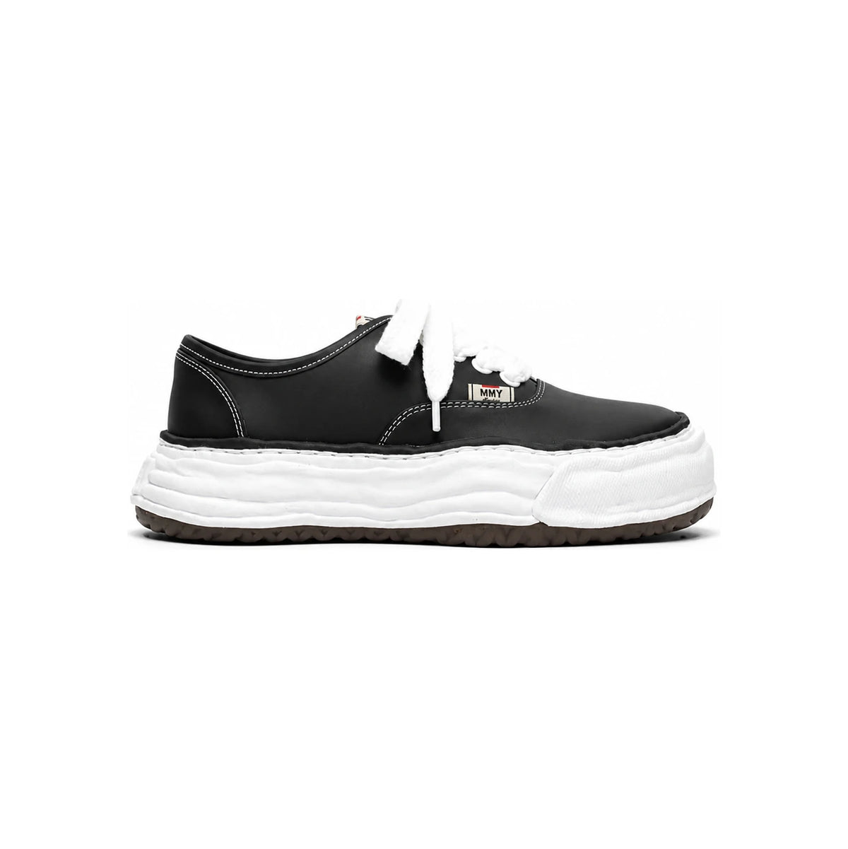 Maison Mihara Yasuhiro Baker 26 OG Sole Leather Low-Top Sneakers Black