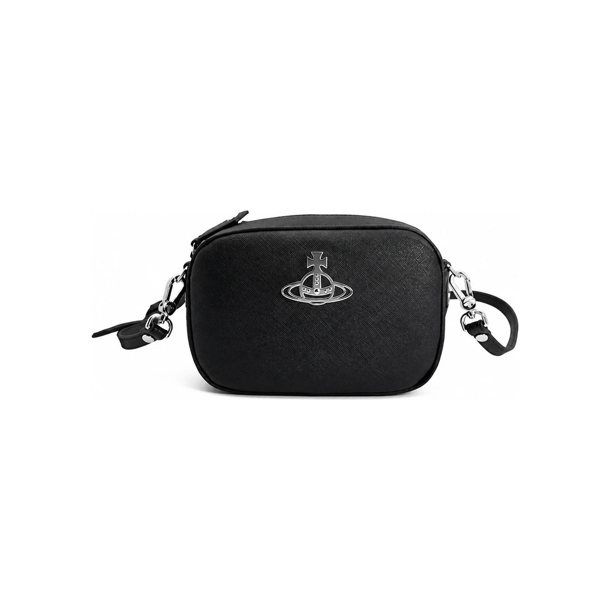 Vivienne Westwood Anna Crossbody Bag Black Leather