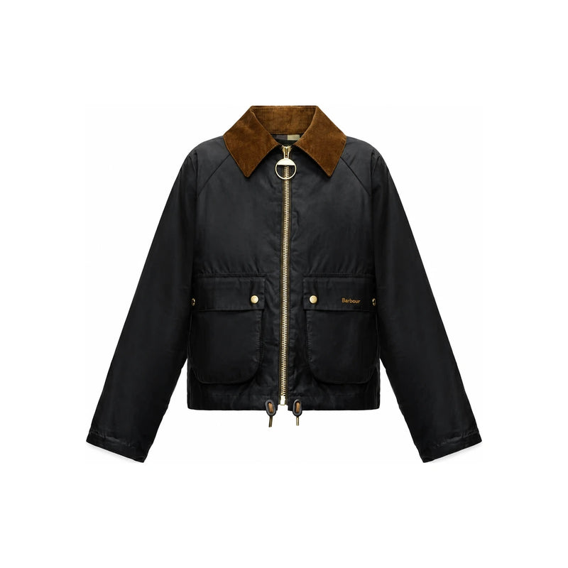 Barbour Maroon Waxed Cotton Jacket Women’s