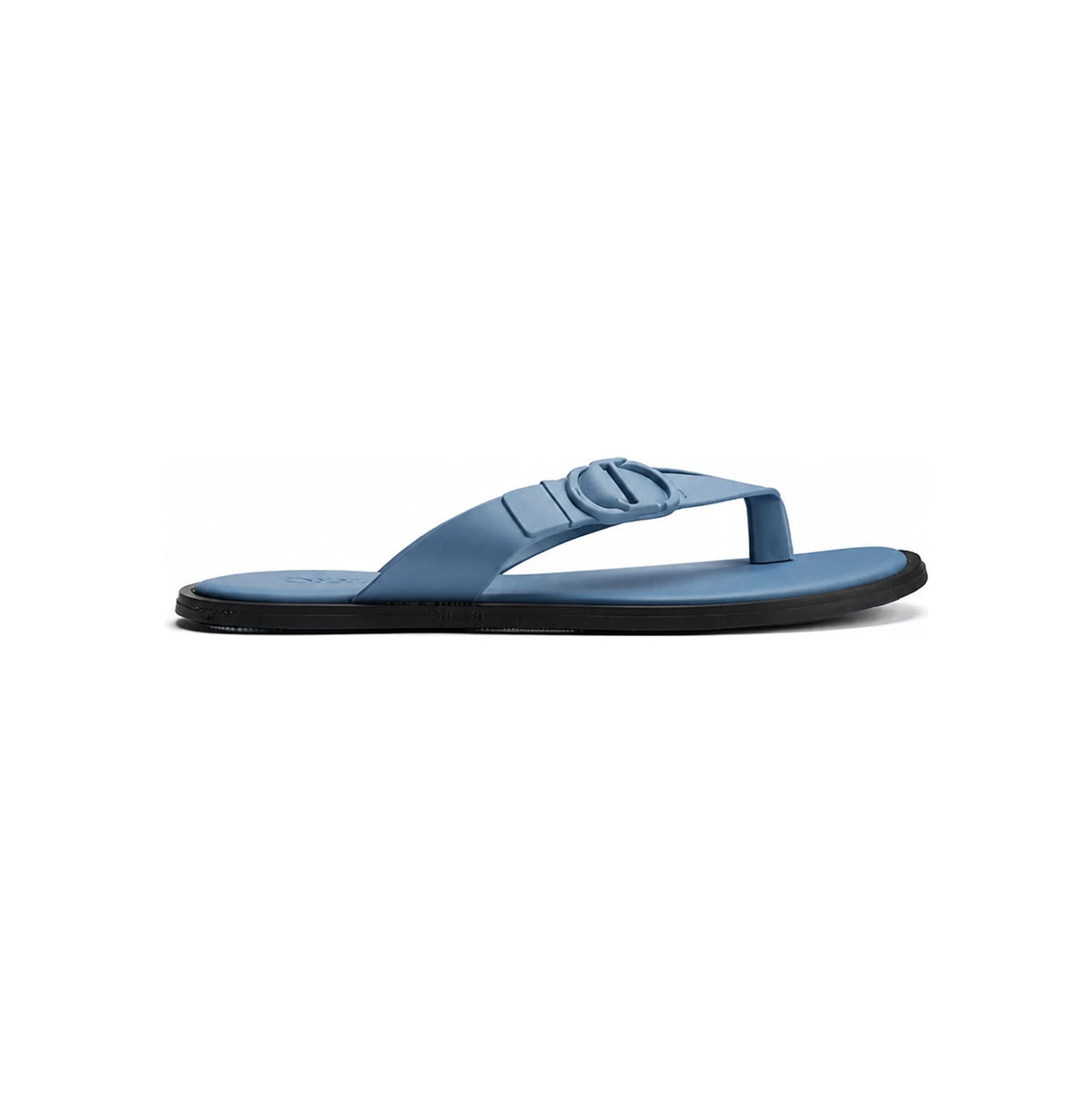 DIOR Light Blue Rubber D-Rivage Platform Sandals 3SA152ACGH507