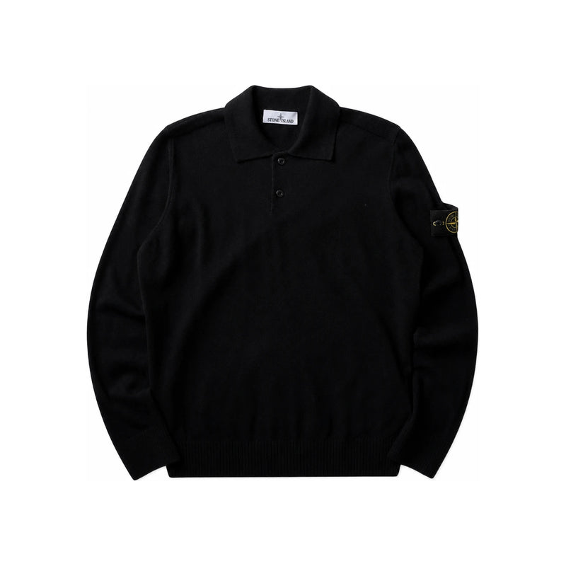 STONE ISLAND Cotton Polo Shirt for Men L2S15 5100018 S00B4 V0029 BLACK DOM