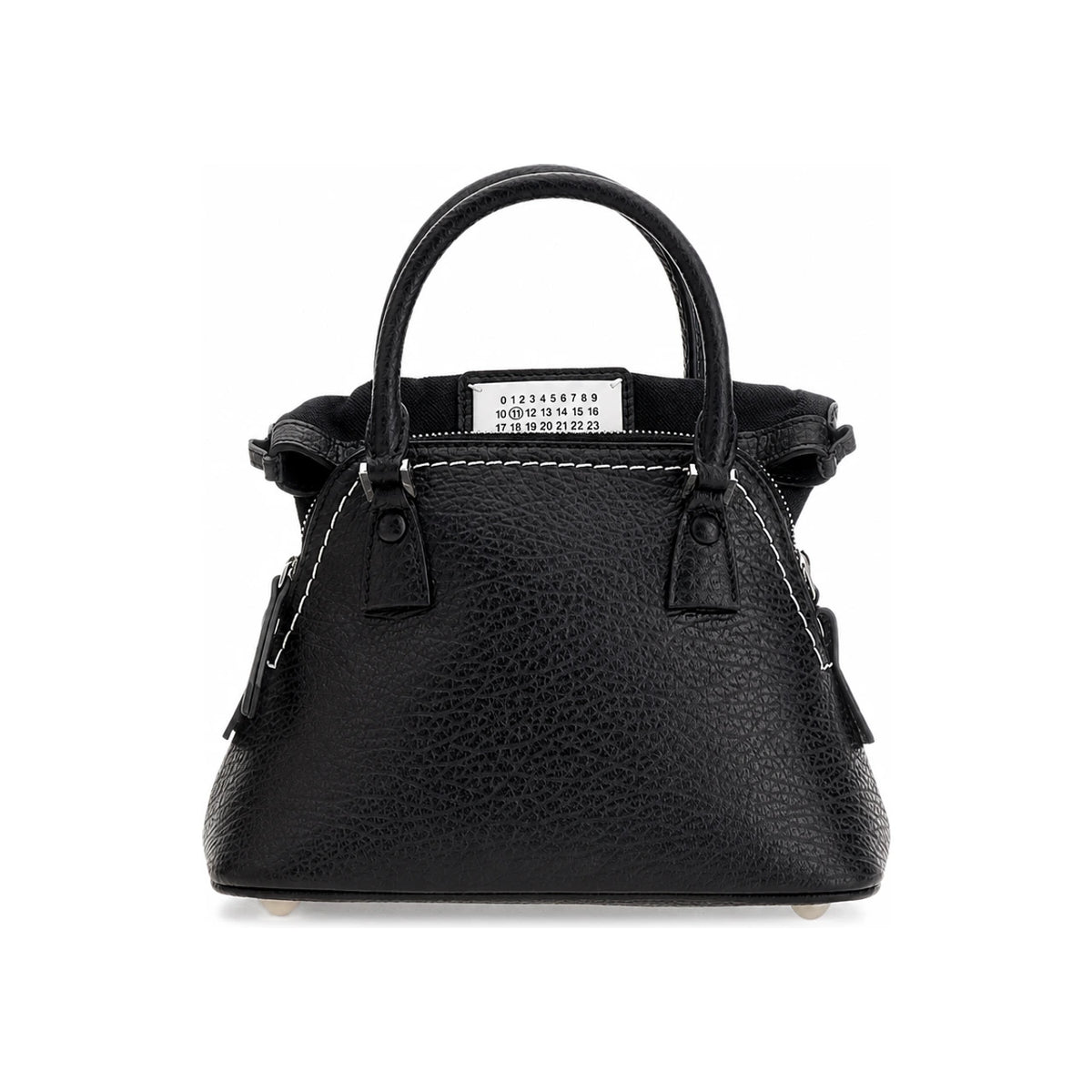 Maison Margiela Black Leather Shoulder Bag