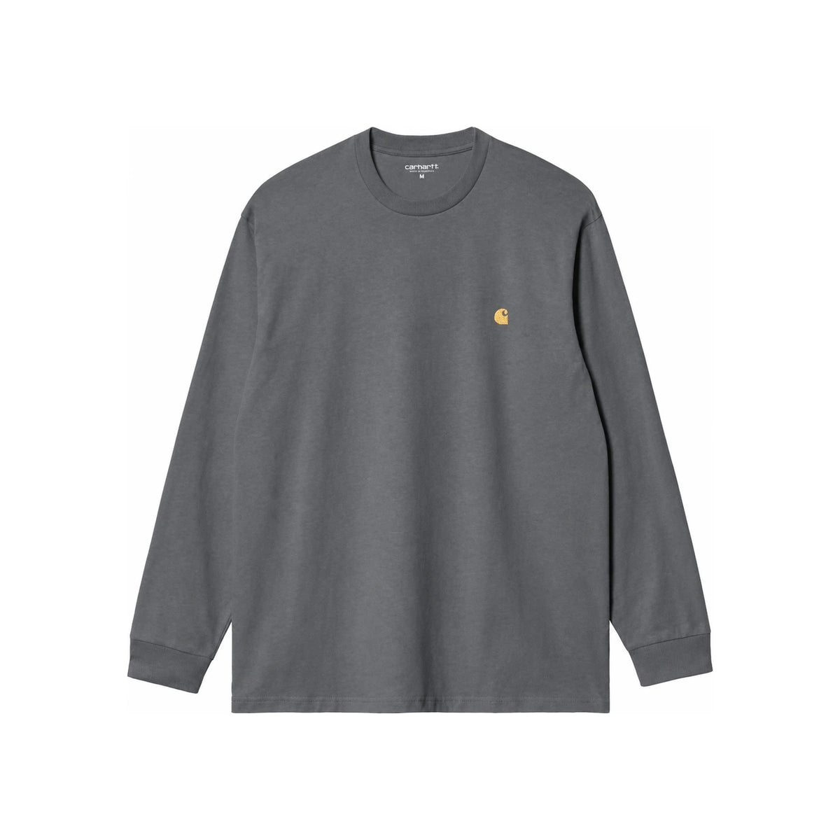 CARHARTT WIP Long-Sleeve Chase T-Shirt Styx Gold Men’s Sweatshirt