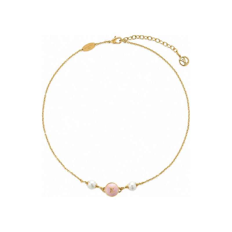Louis Vuitton Pearly Confetti Necklace 46cm M04159