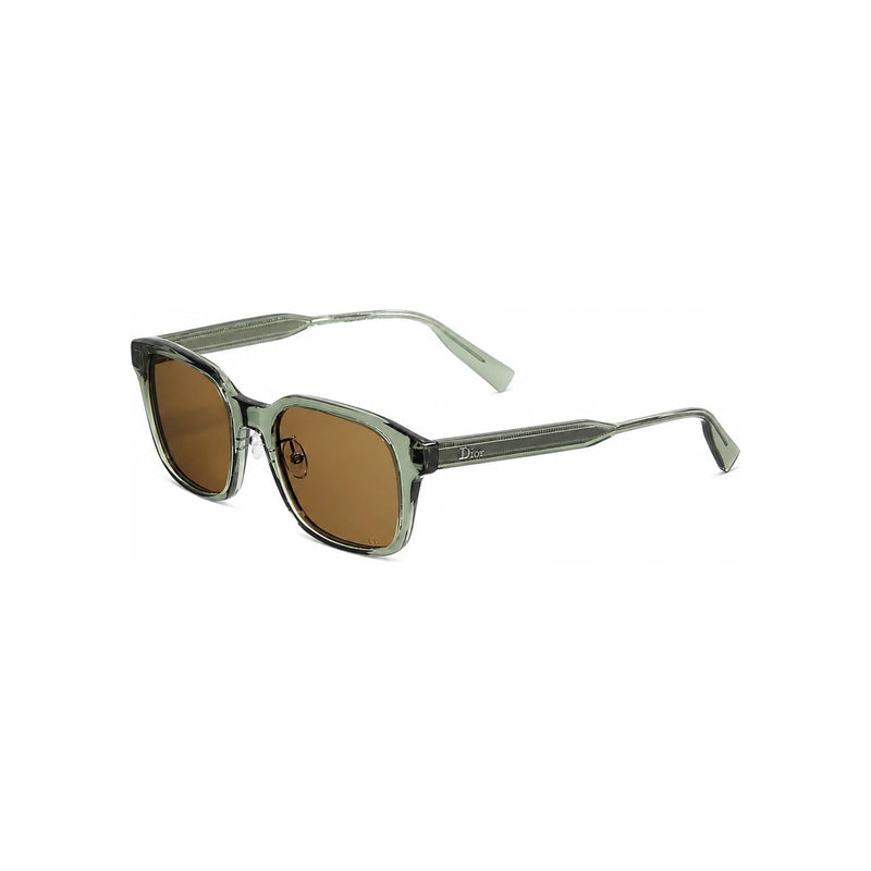 DIOR Transparent Green Square Sunglasses