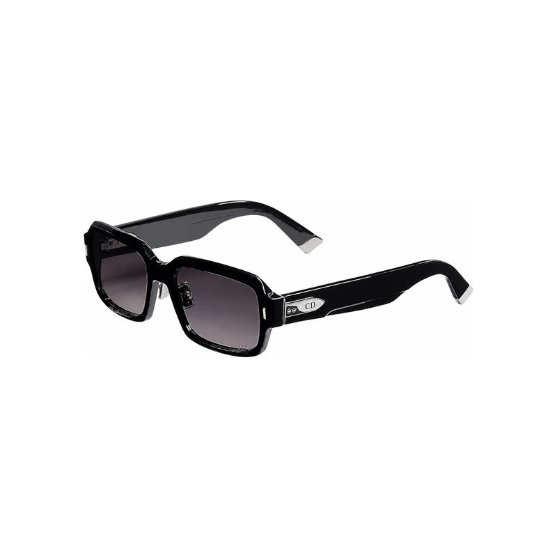 DIOR Black Rectangular DiorTailing S2F Sunglasses