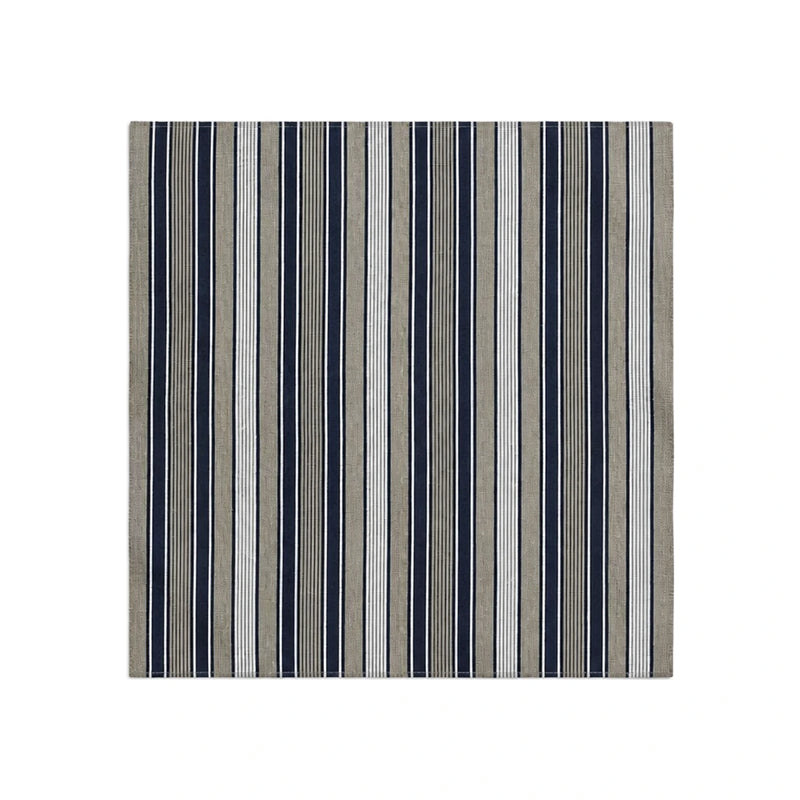 DIOR Grey Blue Cotton Silk Dior Oblique Sun Stripe Scarf 69E0003A3170C588