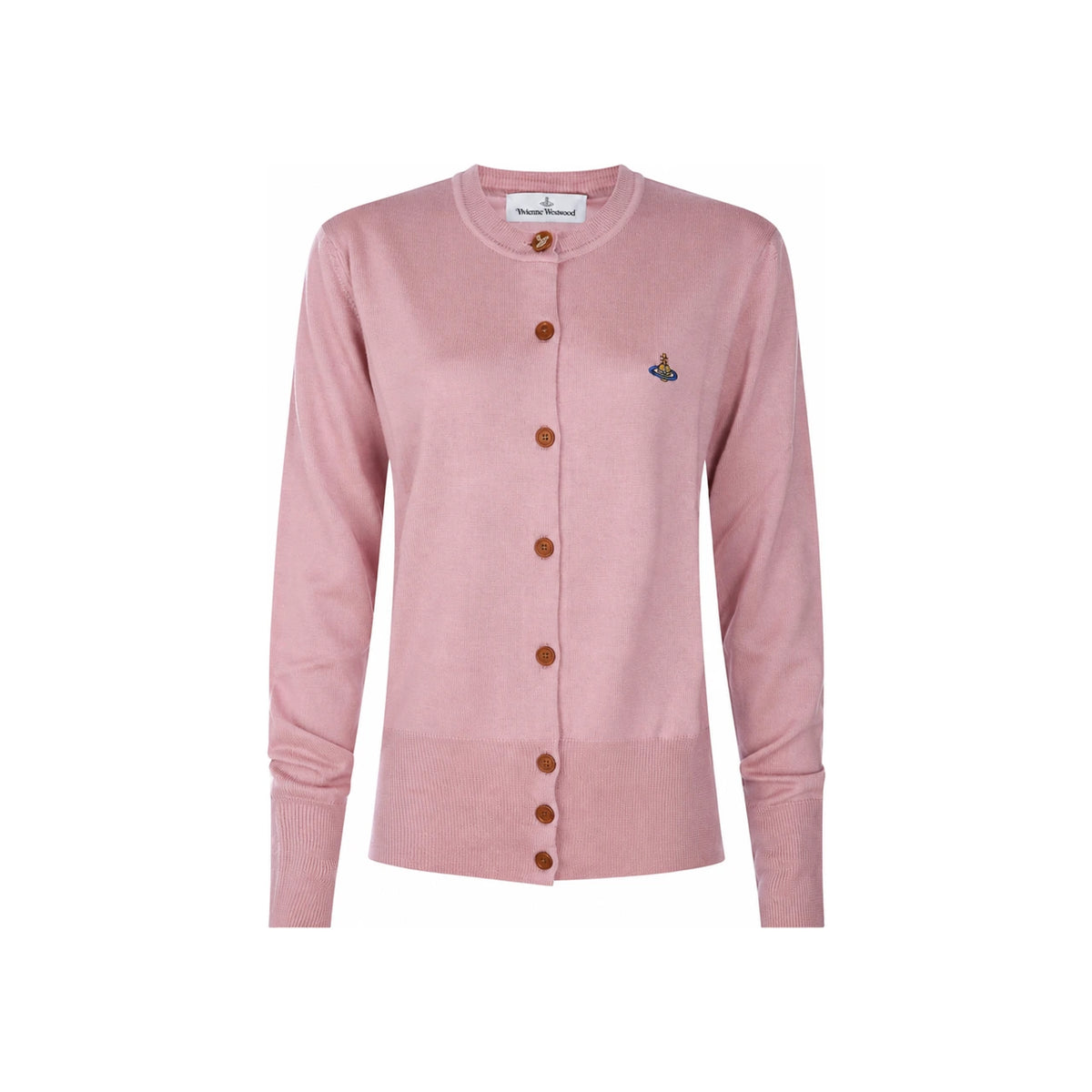 Vivienne Westwood Merino Wool BEA Cardigan Rose 1803002P Y005E G406