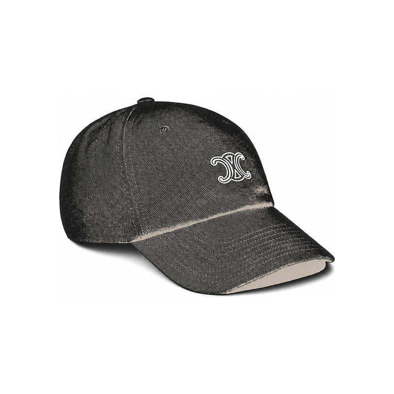 CELINE Rithélieux Light Cotton Twill Black Cap AA0J54Y68 38NO