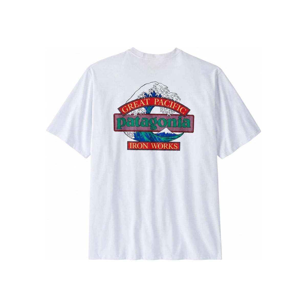 patagonia Short Sleeve T-Shirt for Men 37873R5 WHI DOM