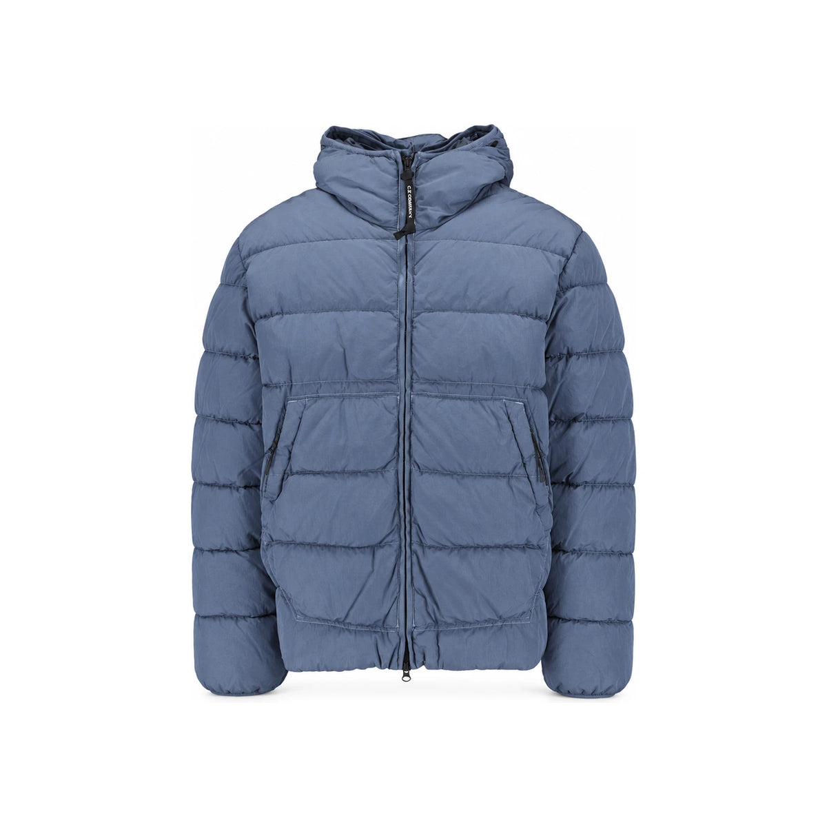 CP Company Orion Blue Leather Jacket for Men