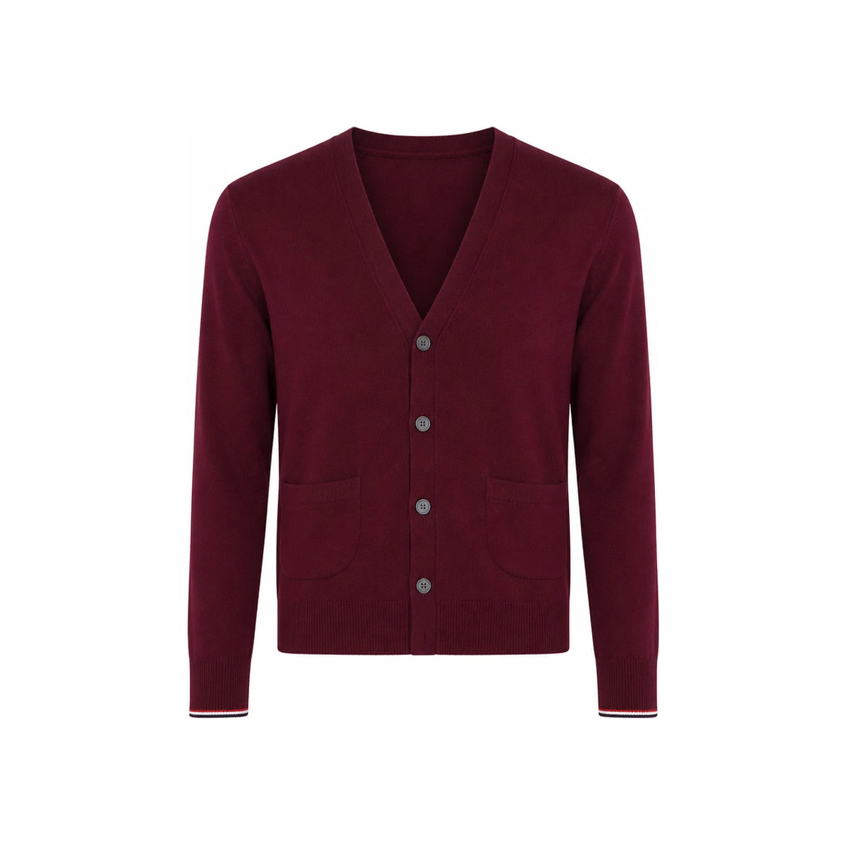 THOM BROWNE Wool Cashmere Cardigan Red Women