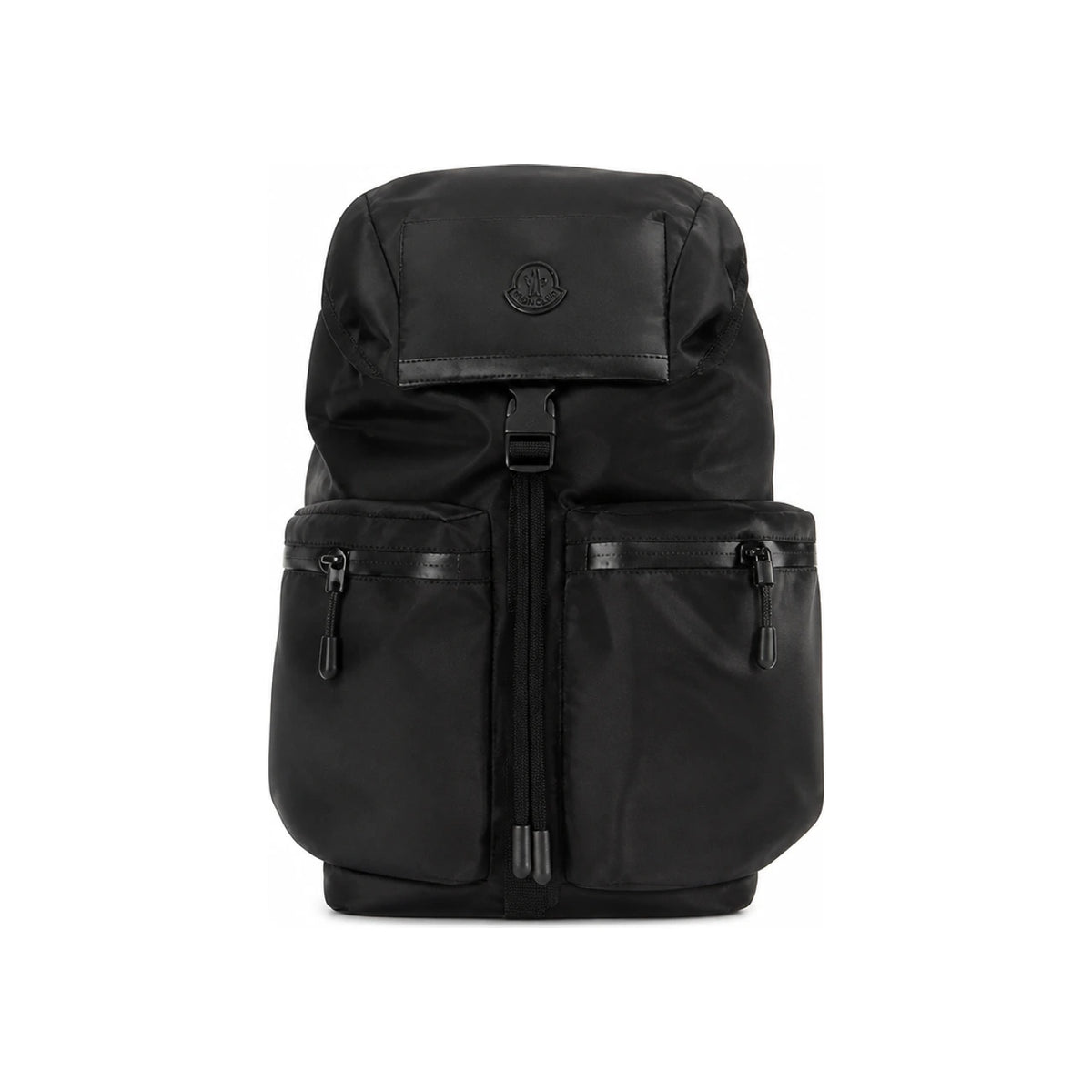 Moncler Black Nylon Backpack for Men