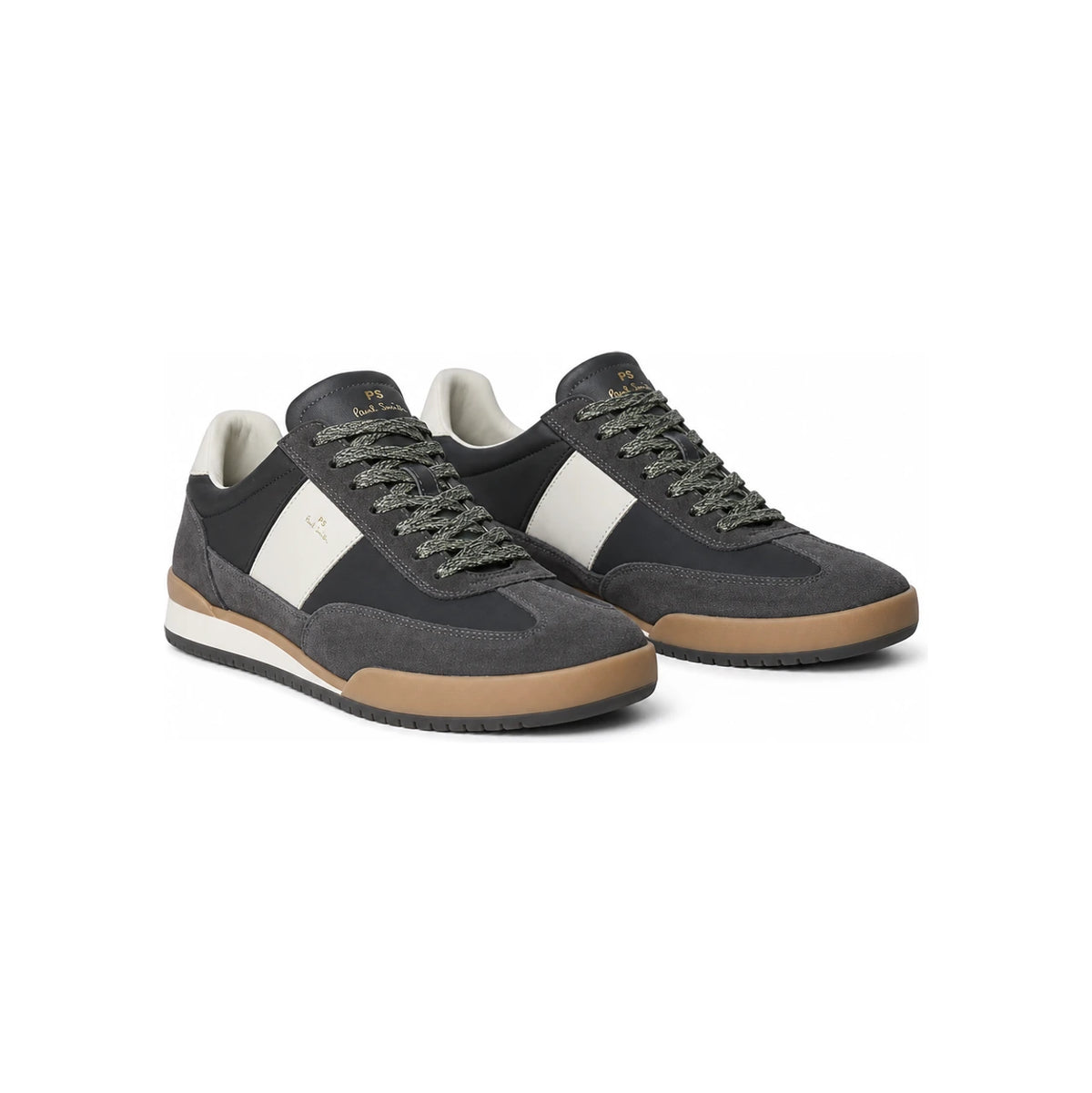 Paul Smith Leather Sneakers for Men M2S DVR05 WLEA 74 SMOKE GREY DOM